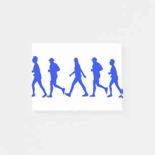 Bloco De Notas Correndo Corrida Andando