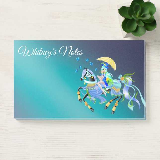 Bloco De Notas Corrida de Cavalo Encantada (Escritótio)