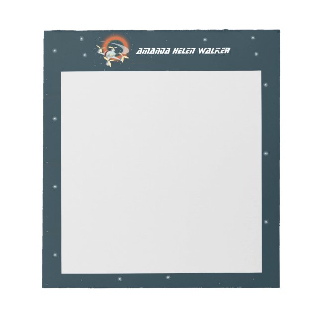 Bloco De Notas Corrida de Drone (Frente)