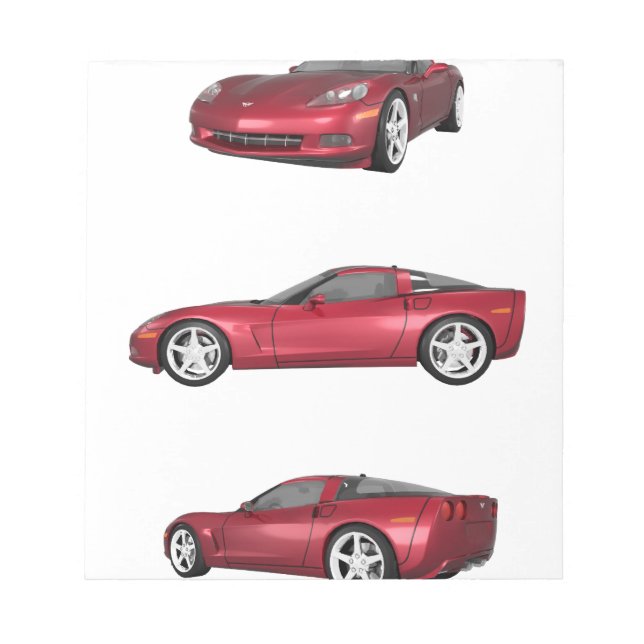 Bloco De Notas Corvette: Acabamento Maçã Doce (Frente)