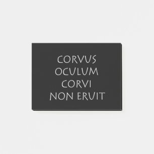 Bloco De Notas Corvus oculum corvi non eruit