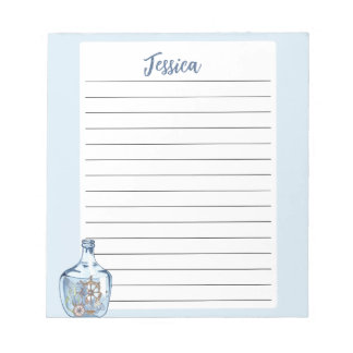 Bloco de Notas Costeiro Personalizado - Personaliz