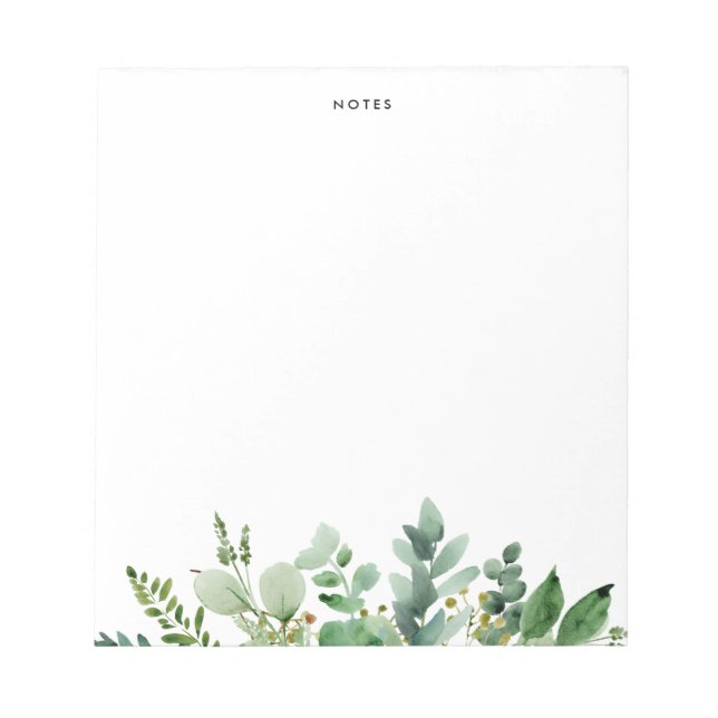 Bloco De Notas Costume Eucalyptus Greenery (Frente)