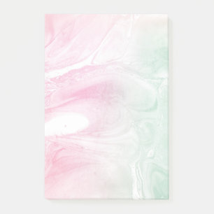 Bloco De Notas Cotton Pink Girly Mint Ombre