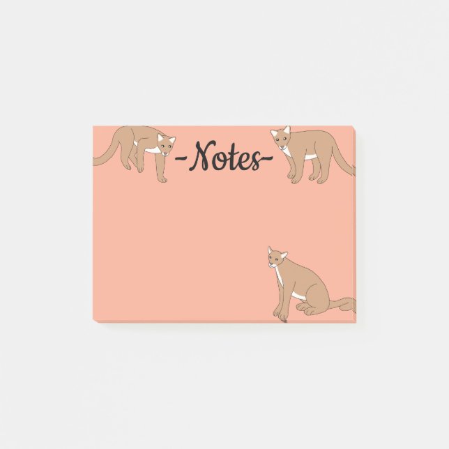 Bloco De Notas Cougar (Frente)