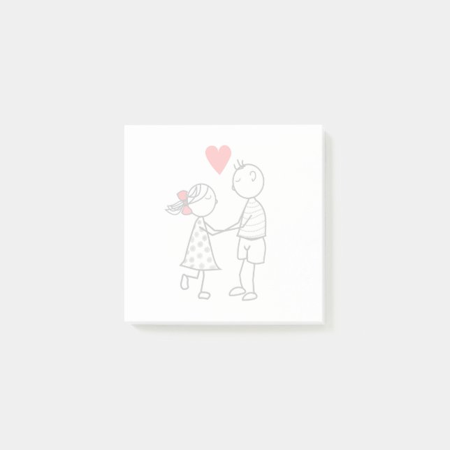 Bloco De Notas Couple Post-it® Notes (Frente)