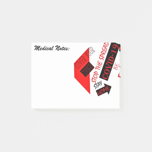 Bloco De Notas Covid-19 (Frente)