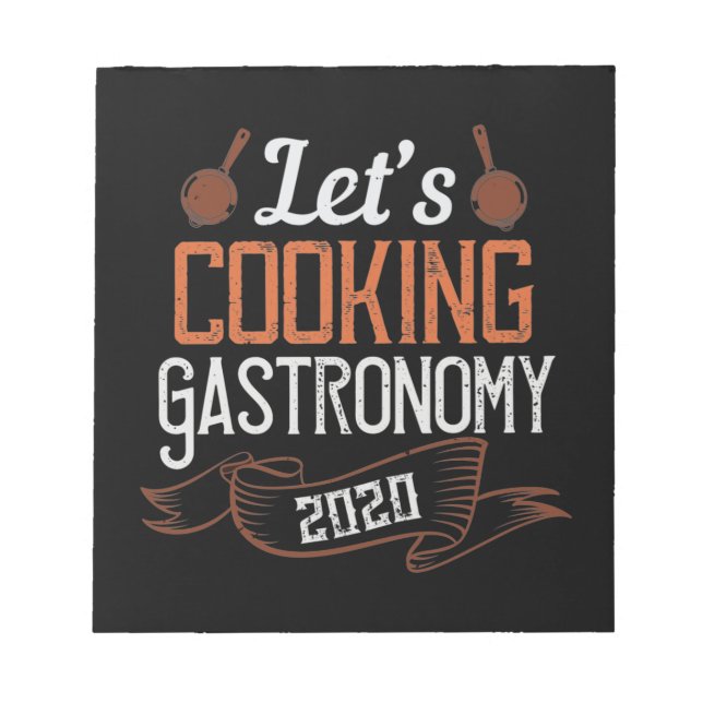 Bloco De Notas Cozinhar Gastronomia 2022 (Frente)