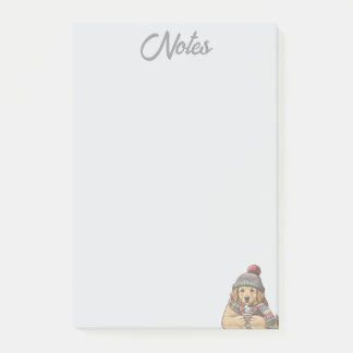 Bloco De Notas Cozy Winter Dog Notes