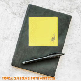 Bloco De Notas Crane Tropical