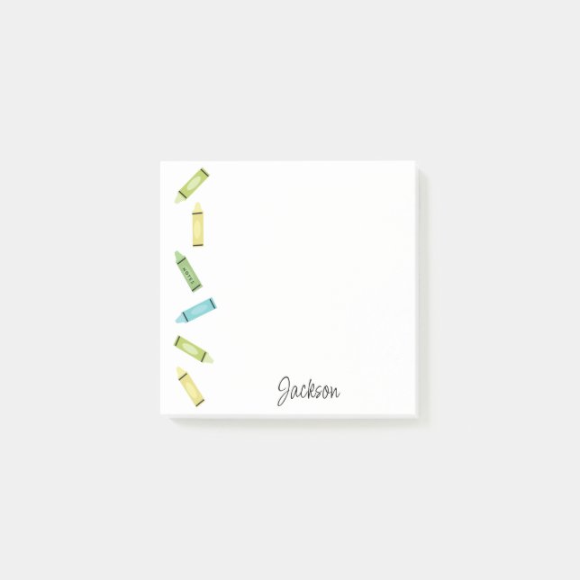 Bloco De Notas Crayons (Frente)