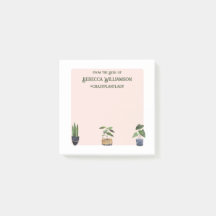 #crazyplantlady Da Mesa de Papelaria Personalizad