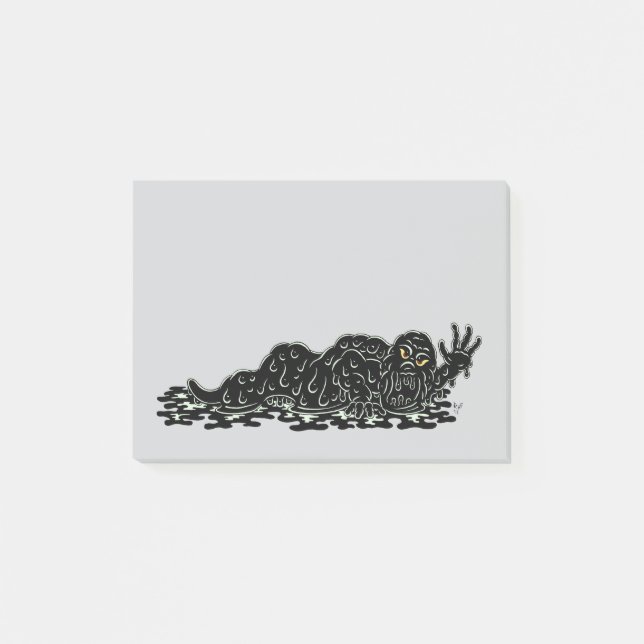Bloco De Notas Creeping Slime Hulk Weird Horror Art (Frente)