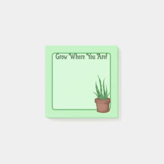 Bloco De Notas Cresça Onde Você Está! (Bonito Potted Plant)