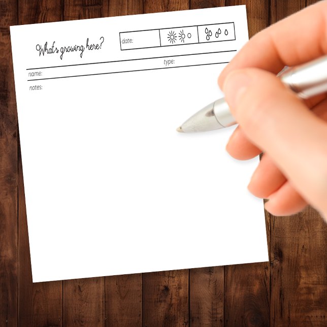 Bloco De Notas Crescimento dos Jardineiros (Criador carregado)