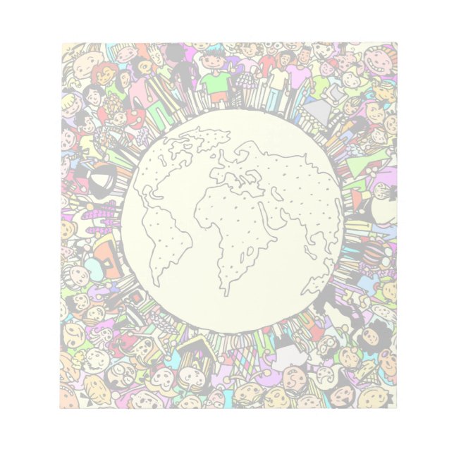 Bloco De Notas Crianças do Mundo (Frente)