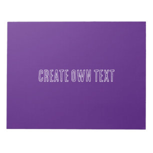 Bloco De Notas Criar texto próprio Royal Purple Background Studen