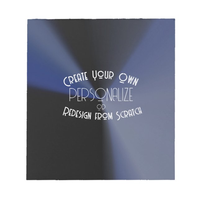 Bloco De Notas Crie o seu próprio personalizado (Frente)