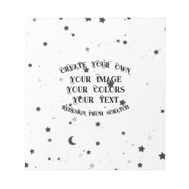 Bloco De Notas Crie seu personalizado personalizado (Frente)