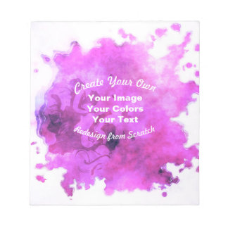 Bloco De Notas Crie seu próprio design personalizado