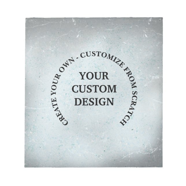 Bloco De Notas Crie seu próprio personalizado (Frente)