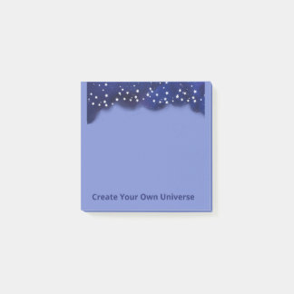 Bloco De Notas Crie Seu Próprio Universo Estético Azul Celestial