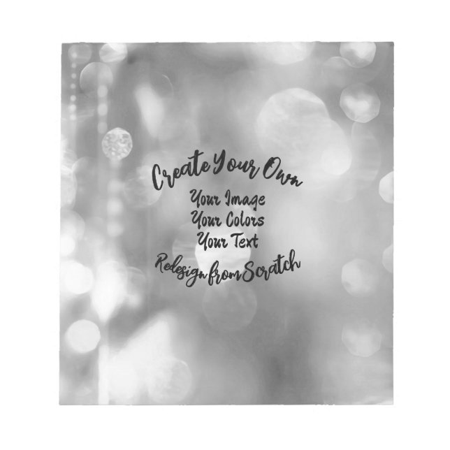 Bloco De Notas Crie sua própria cor/Design personalizada (Frente)