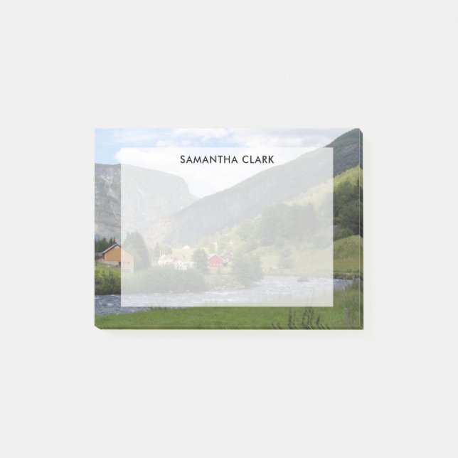 Bloco De Notas Crie sua própria foto de viagem personalizada (Frente)