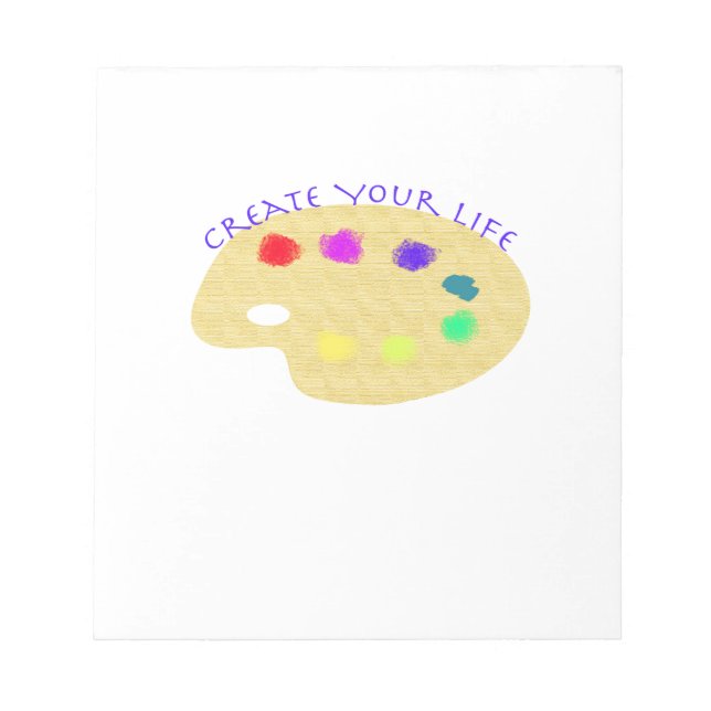 Bloco De Notas Crie sua vida (Frente)