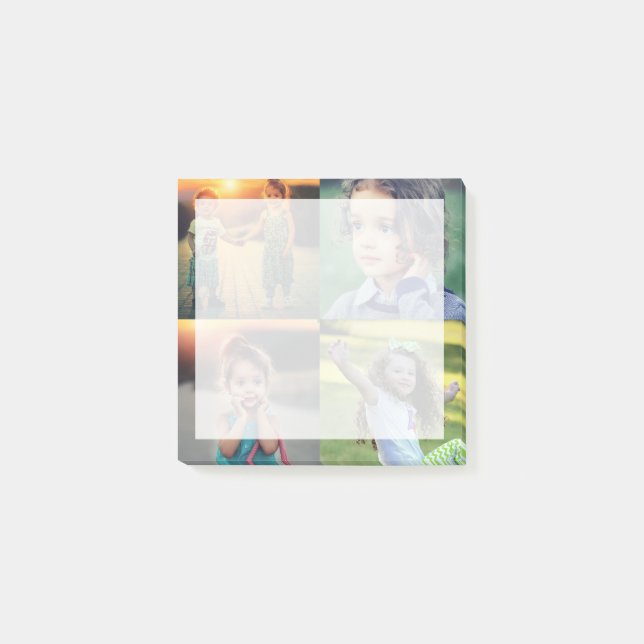 Bloco De Notas Crie suas próprias notas de posto de colagem de fo (Frente)