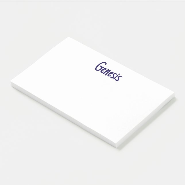 Bloco De Notas Crie suas próprias notas Post-it® de 10"x6" (Inclinado)