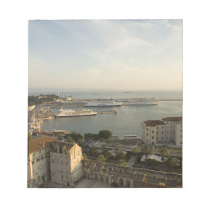 Bloco De Notas Croácia, Dalmácia, Split. Vista da Riva