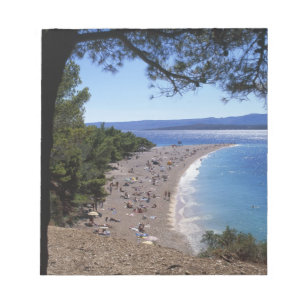 Bloco De Notas Croácia, Ilha Brac, Bol, Praia Golden Cape