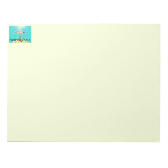 Bloco De Notas Cruz Simbólica (Frente)