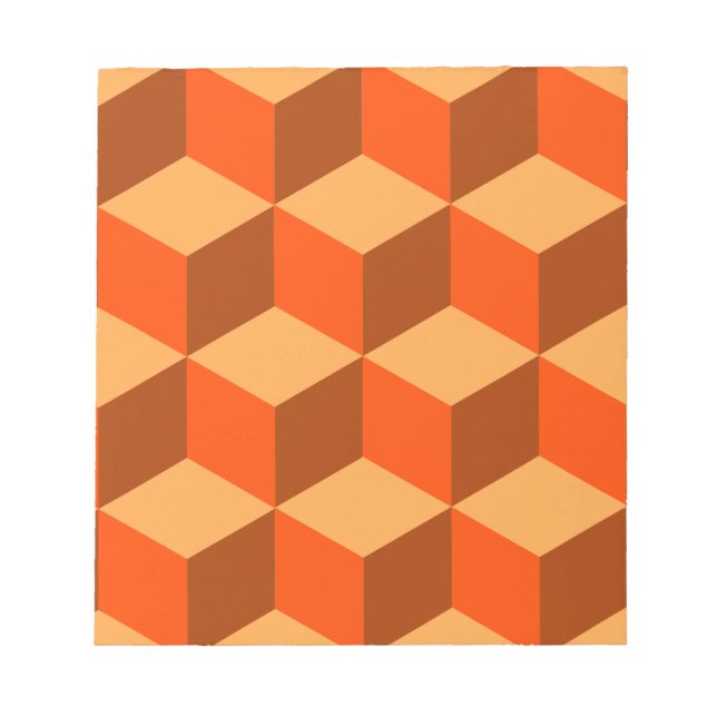 Bloco De Notas Cubos Laranja (Frente)