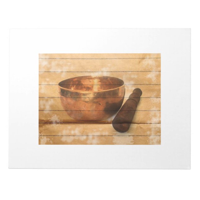 Bloco De Notas Cuenco tibetano, singing bowl (Frente)