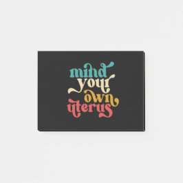 Bloco De Notas Cuide do seu útero