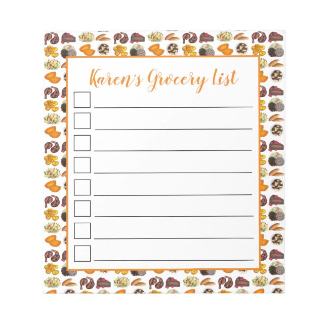 Bloco De Notas Cuisine Cozinhar da Ilha Caribe Jamaicana (Frente)