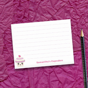 Bloco De Notas Cupcake Kawaii