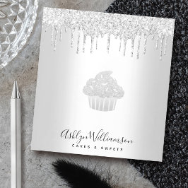 Bloco De Notas Cupcake Padaria Pastelaria Chef Derramamento de pr