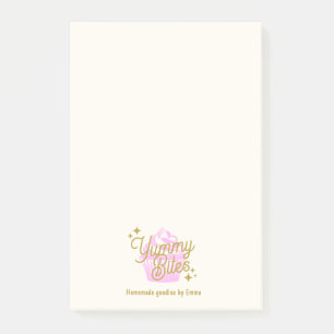 Bloco De Notas Cupcake rosa