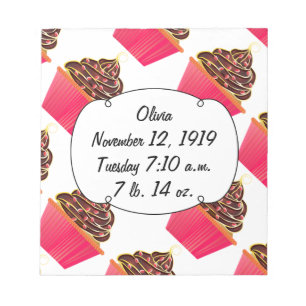 Bloco De Notas Cupcakes