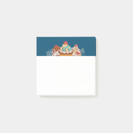 Bloco De Notas Cupcakes de Estilo Retro Deserto Doce