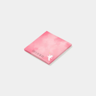 Bloco De Notas Cupido Rosa Com Tênis Racket Amor