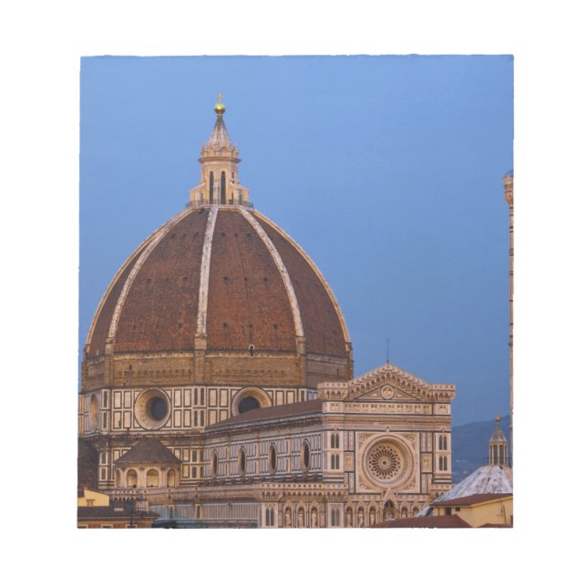 Bloco De Notas Cúpula da Catedral de Santa Maria del Fiore em cal (Frente)