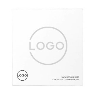 Bloco De Notas Custom Business Logo with Custom Text