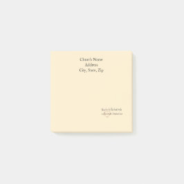 Bloco De Notas Custom Church Name Blest Be the Tie