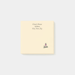 Bloco De Notas Custom Church Name I Love Jesus