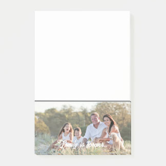 Bloco De Notas Custom family photo add photo stylish personalized