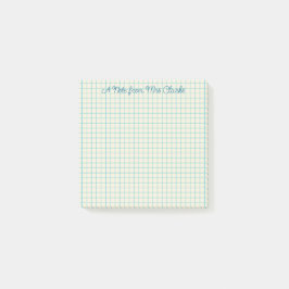 Bloco De Notas Custom Grid Teacher Post-it® Notes